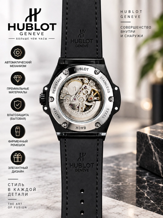 Hublot erkaklar qo‘l soati, mexanik