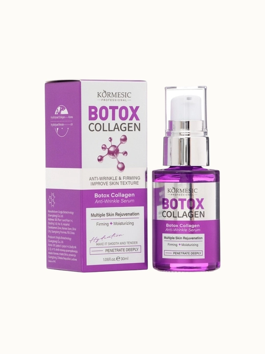 Yuz uchun KORMESIC BOTOX COLLAGEN zardobi, ajinlarga qarshi, elastiklik uchun, 30 ml