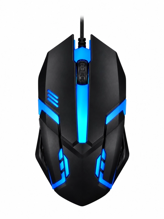 Игровая компьютерная мышь, проводная, с RGB подсветкой (для игр и офиса)