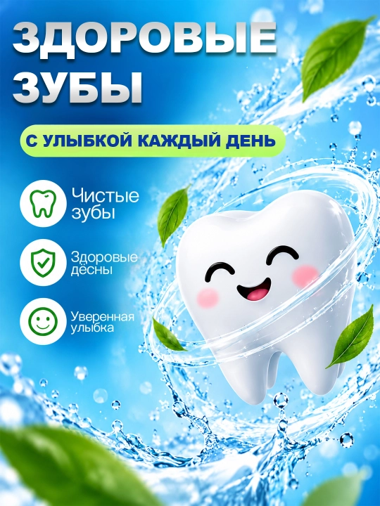 Детская зубная щетка Frog 3+ лет с мягкой щетиной и присоской, с подарком в комплекте