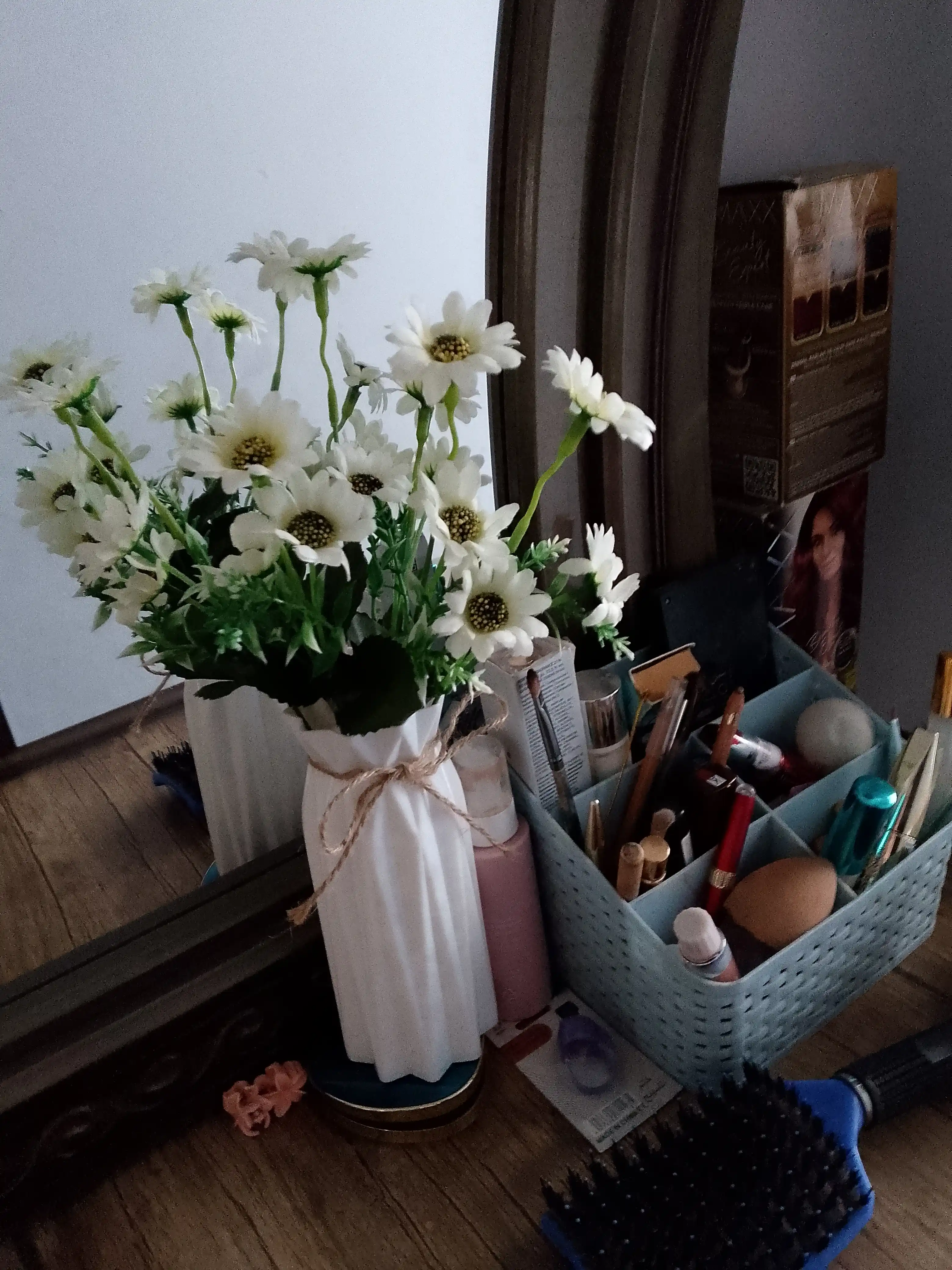 Ваза для цветов, цветочный горшок, с геометрическим дизайном, пластик