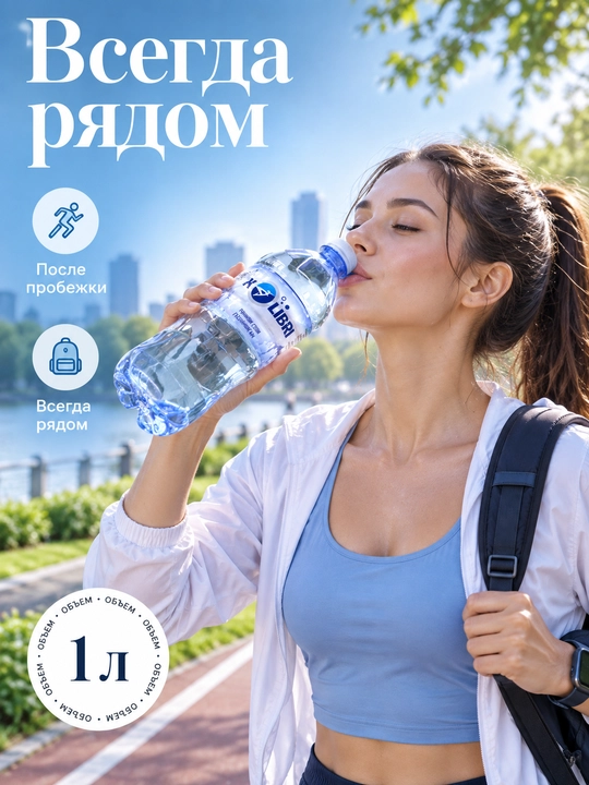 KOLIBRI gazsiz mineral suvi, 1 l - 