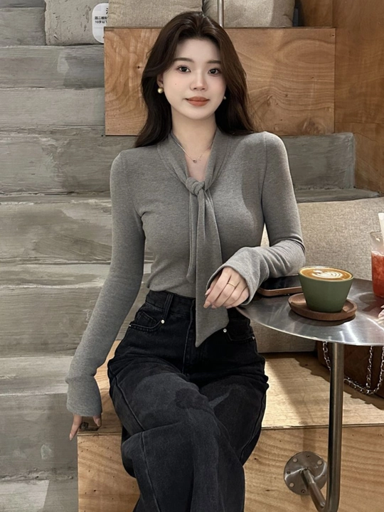 Ayollar uchun longsliv, issiq matodan, kofta ayollar uchun