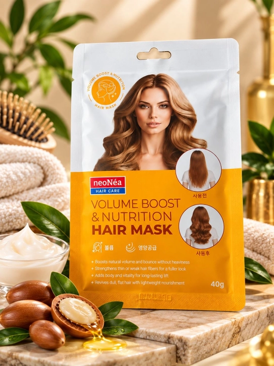 Маска для волос neoNéa Volume Boost & Nutrition, 40 г - 