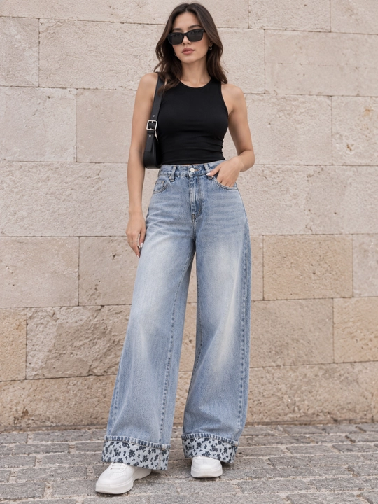 Ayollar jinsi shimlari, ayollar baggi shimlari, keng jinsi shimlar, S–XL