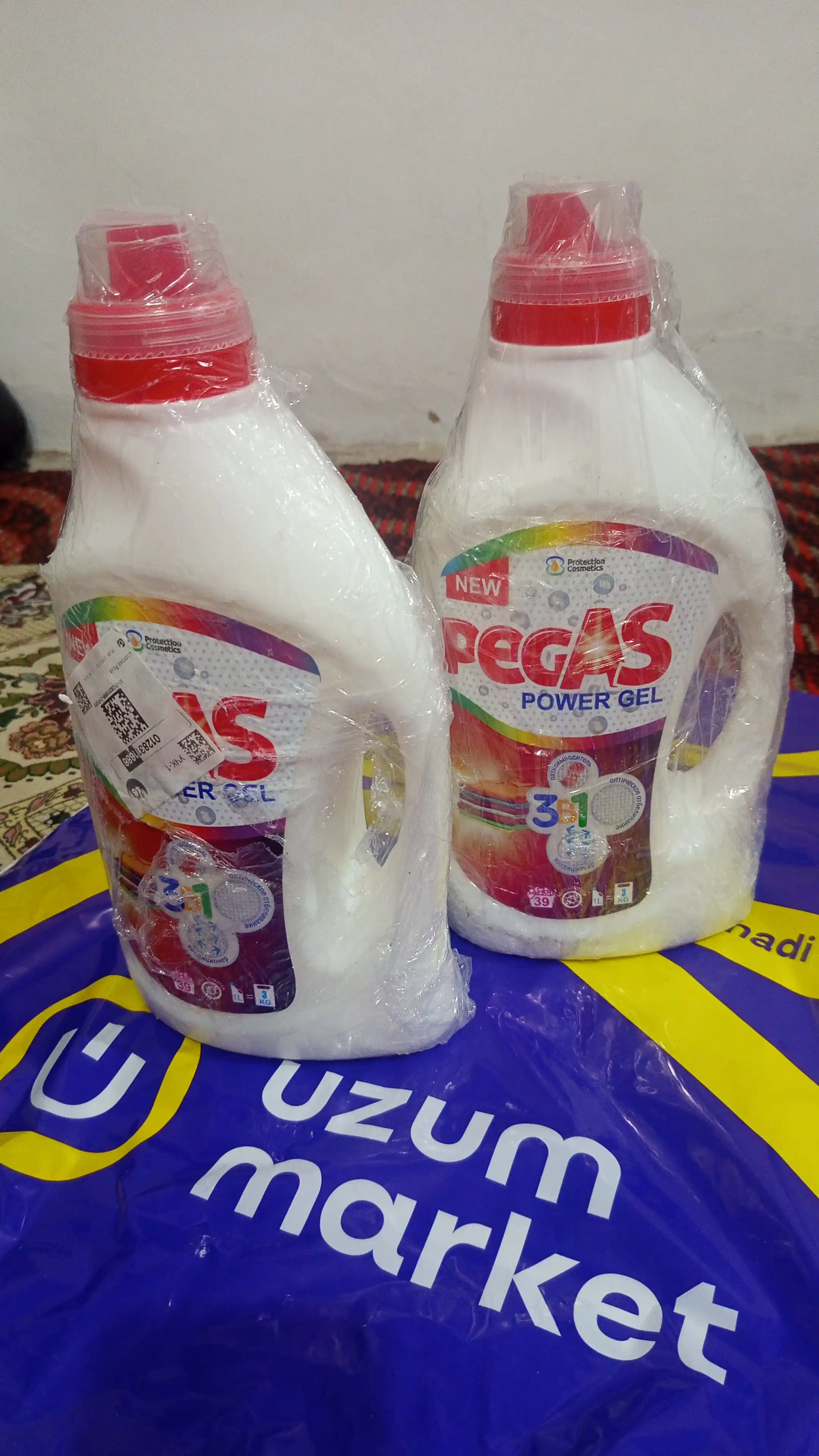 Гель для стирки Pegas, автомат, 1.95 л