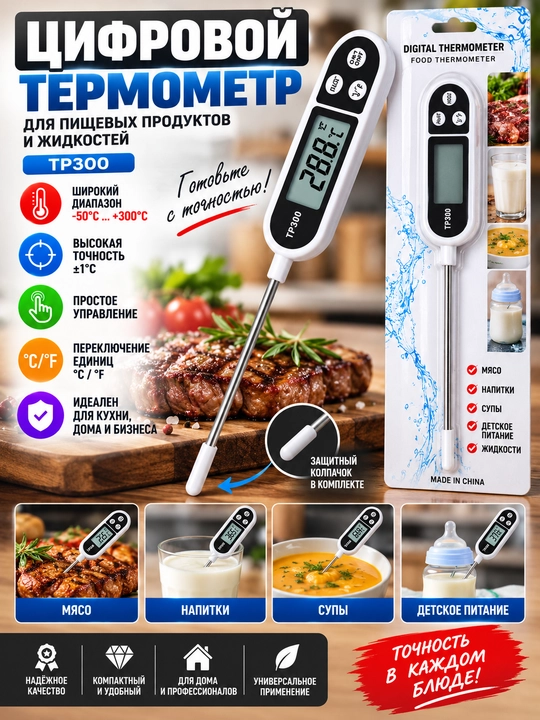 Кулинарный термометр TP300