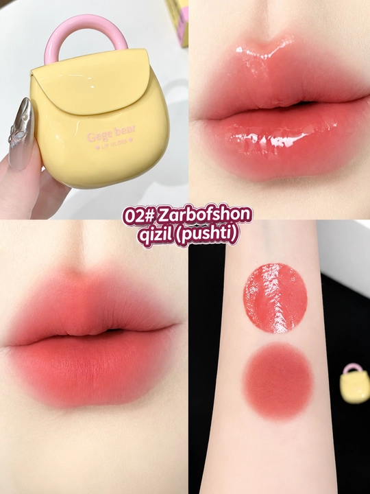 Pamada, lab bo‘yog‘i, mat, blesk, AirPods pomada, tint, brelok pomada, yurakchali pamada