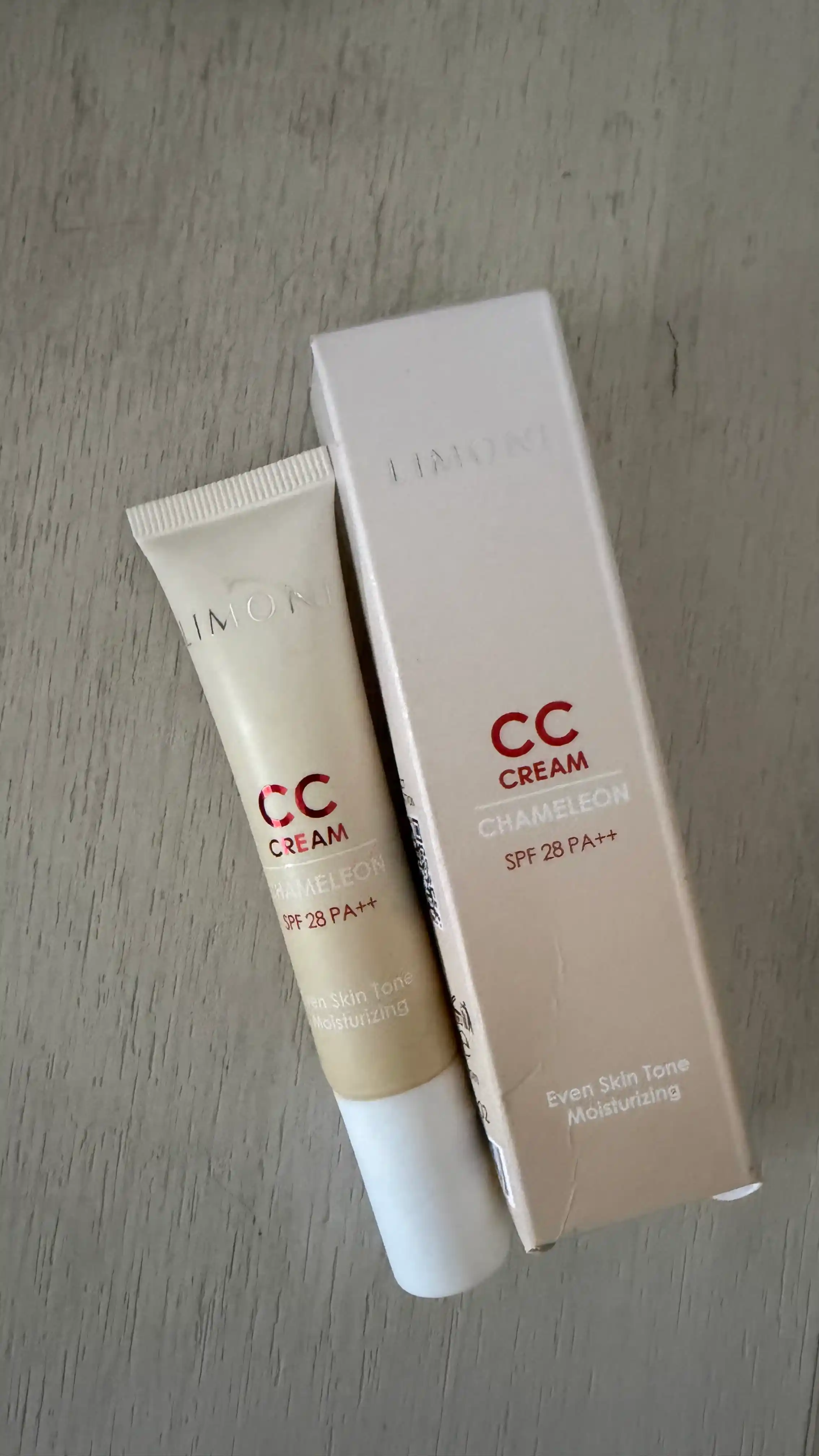 LIMONI SS CC Cream Chameleon to‘g‘rilaydigan yuz kremi, 15 ml
