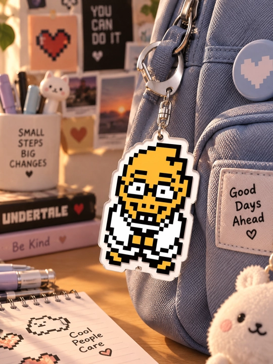 Undertale breloklari — muxlislar uchun merch - 