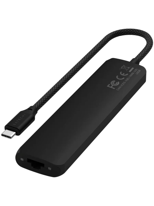 Адаптер Satechi USB-C Slim Multiport, Ethernet, 7-in-1