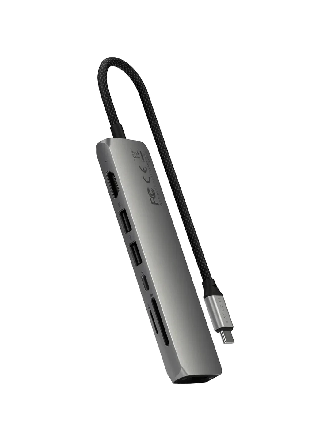 Адаптер Satechi USB-C Slim Multiport, Ethernet, 7-in-1