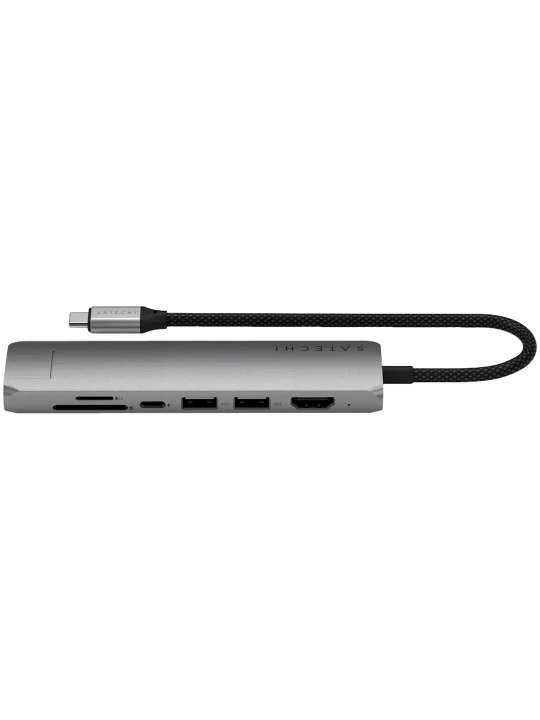 Адаптер Satechi USB-C Slim Multiport, Ethernet, 7-in-1 - 
