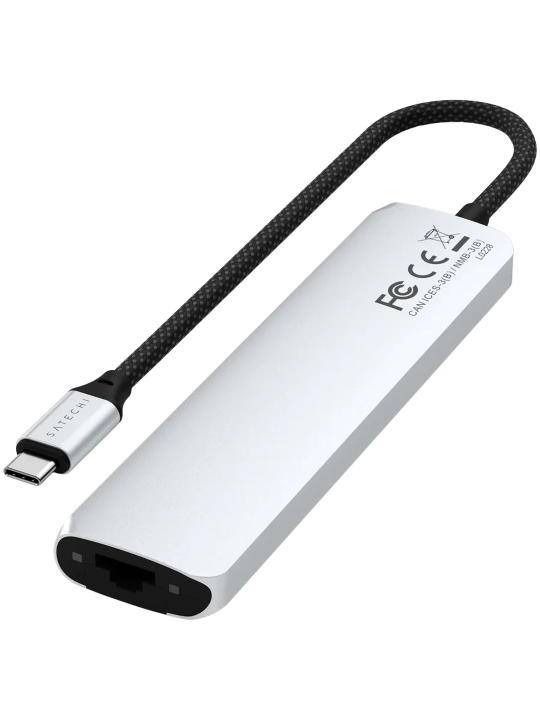 Адаптер Satechi USB-C Slim Multiport, Ethernet, 7-in-1