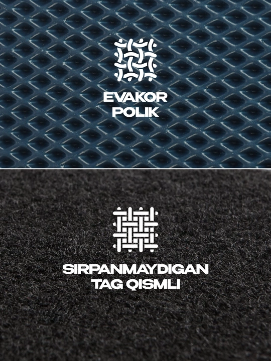 Коврик в багажник автомобиля Admiral для Cobalt, Spark, Nexia 3, Lacetti, Onix