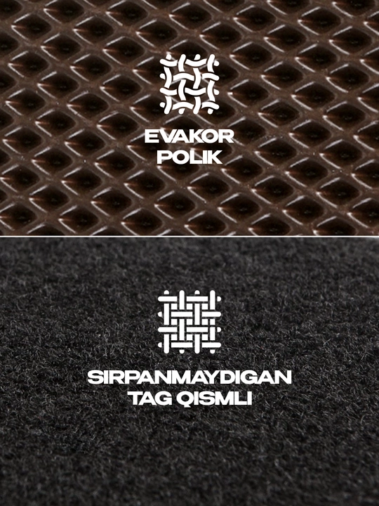 Коврик в багажник автомобиля Admiral для Cobalt, Spark, Nexia 3, Lacetti, Onix