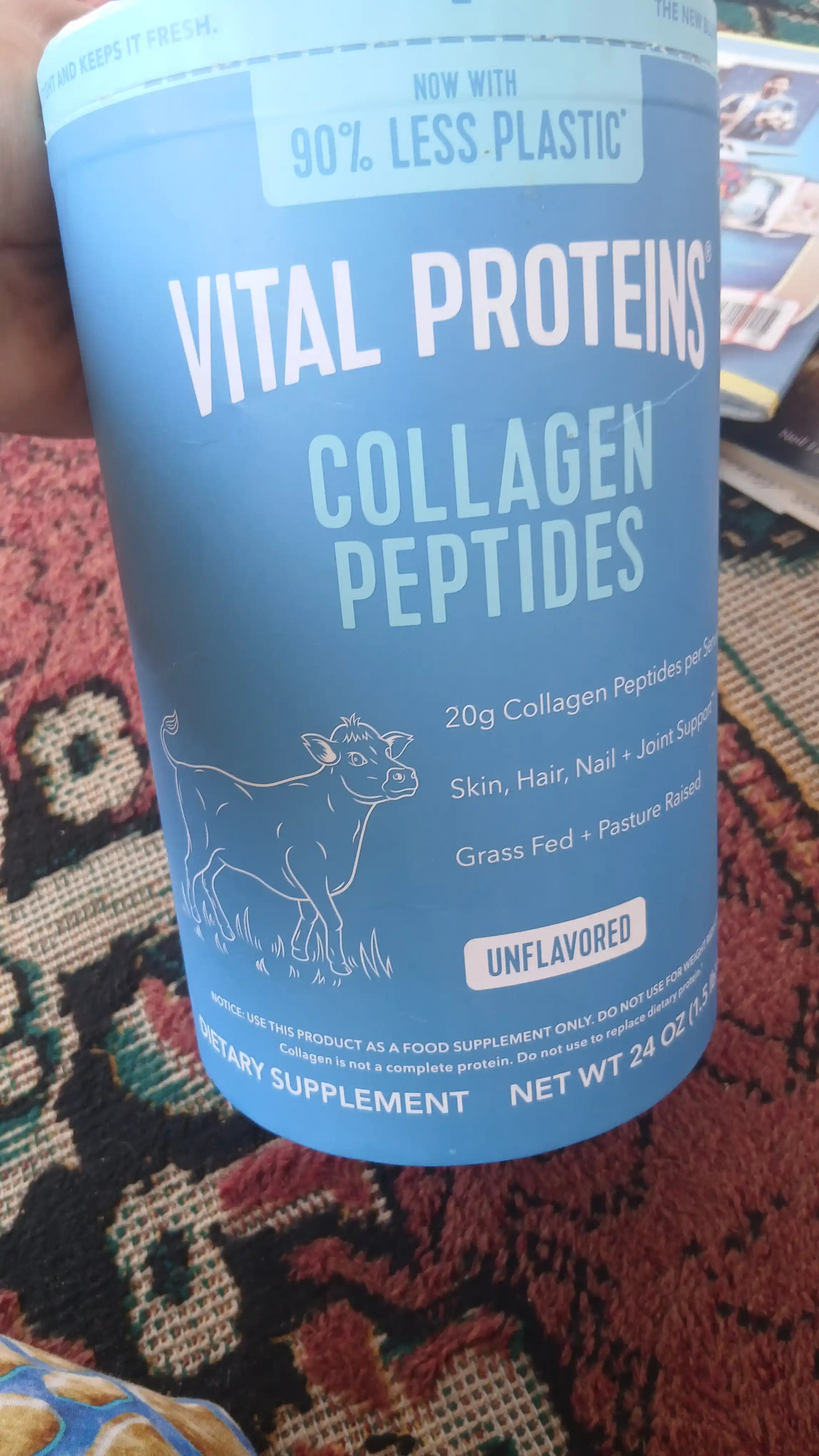 Пептиды коллагена, Vital Proteins, без вкусовых добавок, 680 г