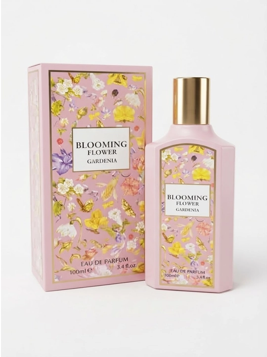 Parfyumlangan suv Fragrance World Blooming Flower Gardenia ayollar uchun, 100 ml