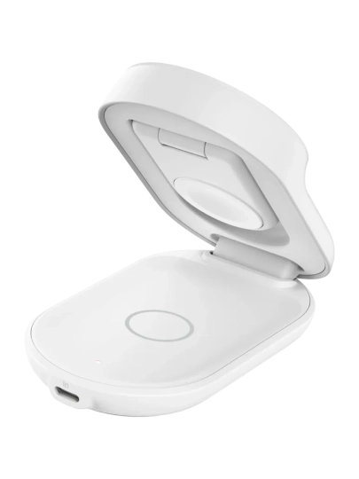 Беспроводная зарядная станция Belkin Qi2 25 Вт, 3 в 1, складная
