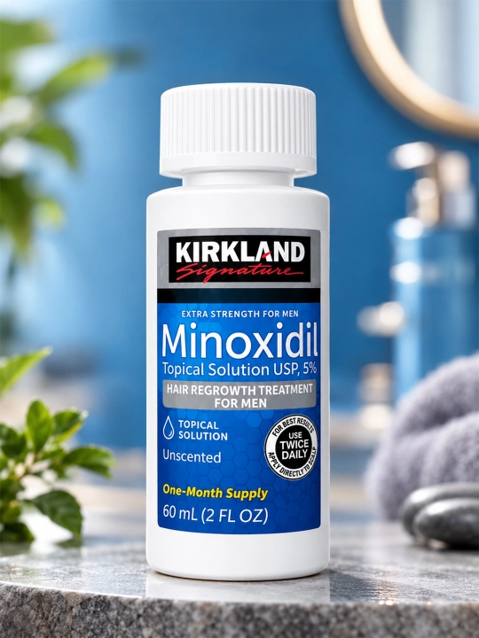 Kirkland Minoxidil 5% лосьон для мужчин, стимулятор роста волос и бороды, 60 мл - 