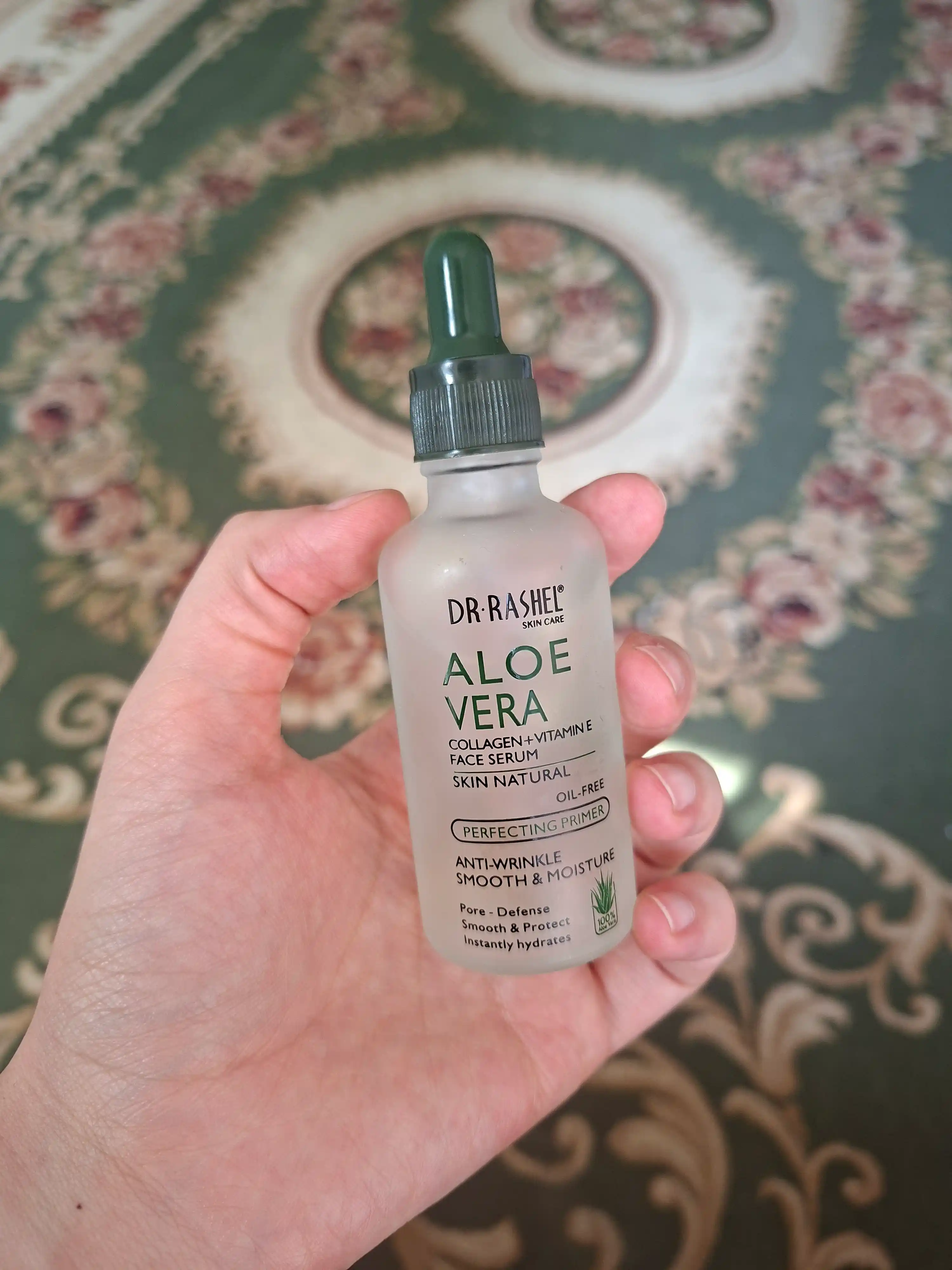 Aloe vera bilan tinchlantiruvchi va chuqur namlovchi yuz zardobi Dr. Rashel, 50 ml