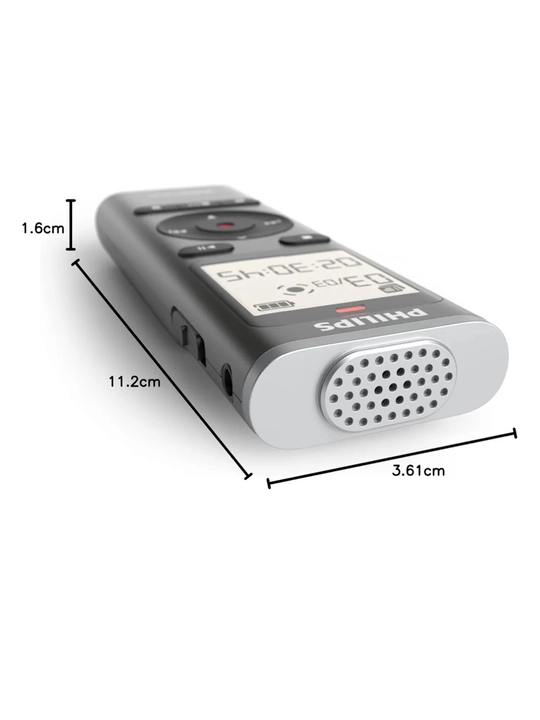 Philips DVT1170 — Цифровой диктофон с микрофоном 360° для записи голоса