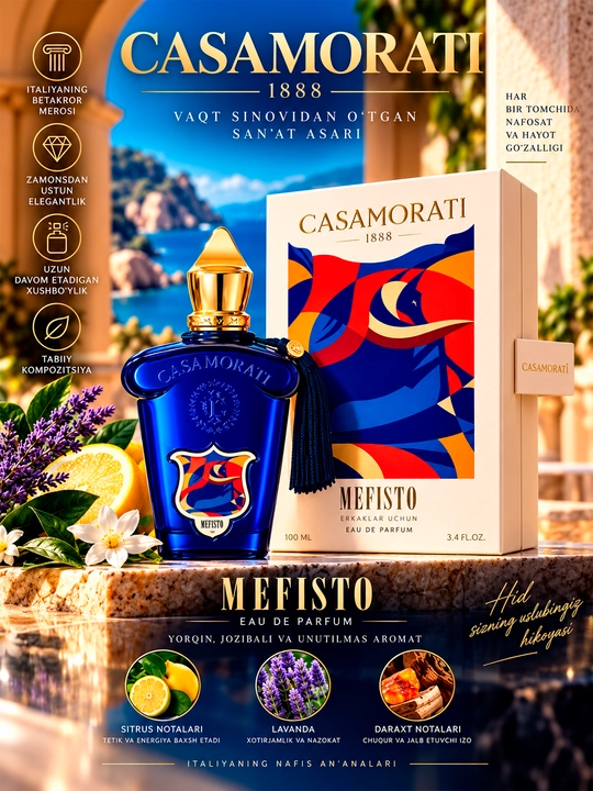 Casamorati Mefisto 1888 Парфюмерная вода, 100 мл - 
