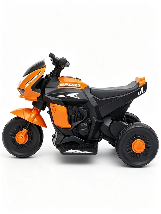 Детский электромотоцикл D18, 6V 4Ah, 2 мотора 380, свет и музыка, 1–6 лет