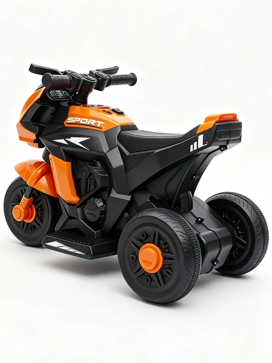 Детский электромотоцикл D18, 6V 4Ah, 2 мотора 380, свет и музыка, 1–6 лет