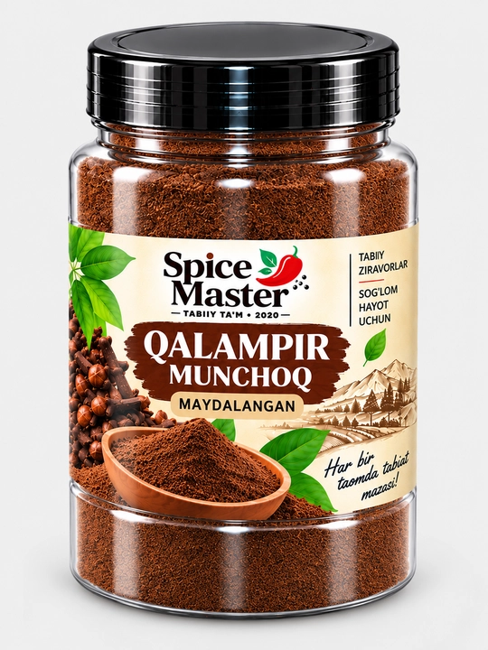 Гвоздика целая 200 г — натуральная сушёная специя, приправа Spice Master