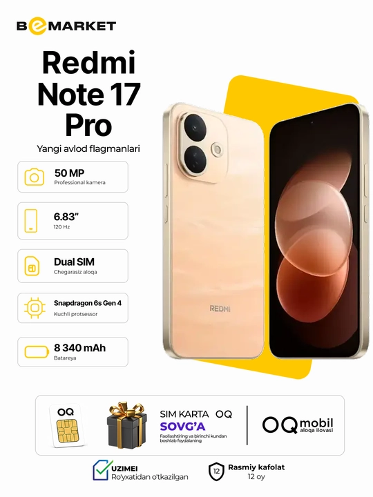 Smartfon Redmi Note 17 Pro 5G IMEI