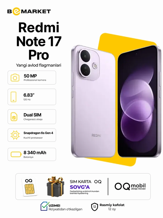 Smartfon Redmi Note 17 Pro 5G IMEI