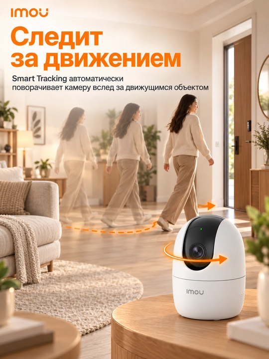 Камера видеонаблюдения IMOU Ranger 2 3МП, поворотная, Wi-Fi 6