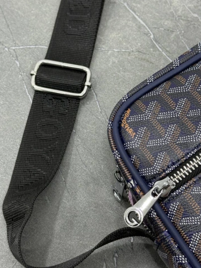 Мужская сумка через плечо (кросс-боди) в премиальном стиле Goyard