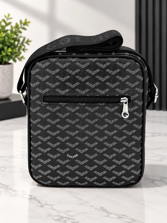Мужская сумка через плечо (кросс-боди) в премиальном стиле Goyard