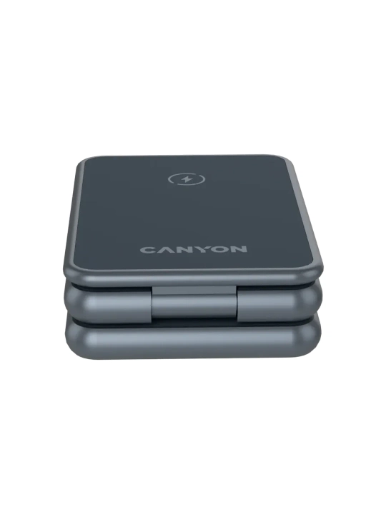 Simsiz quvvatlash stansiyasi Canyon OnCharge 309, 15W, 3 in 1, yig‘iladigan