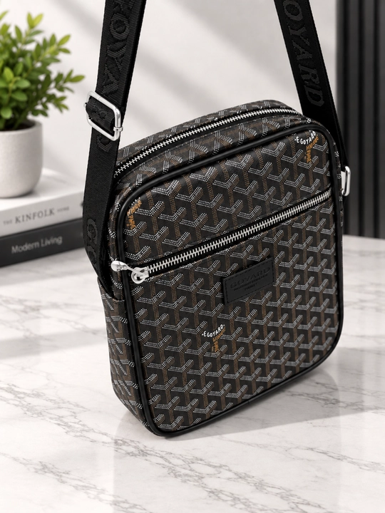 Erkaklar uchun yelka sumkasi (Crossbody) – Premium uslub, Goyard - 