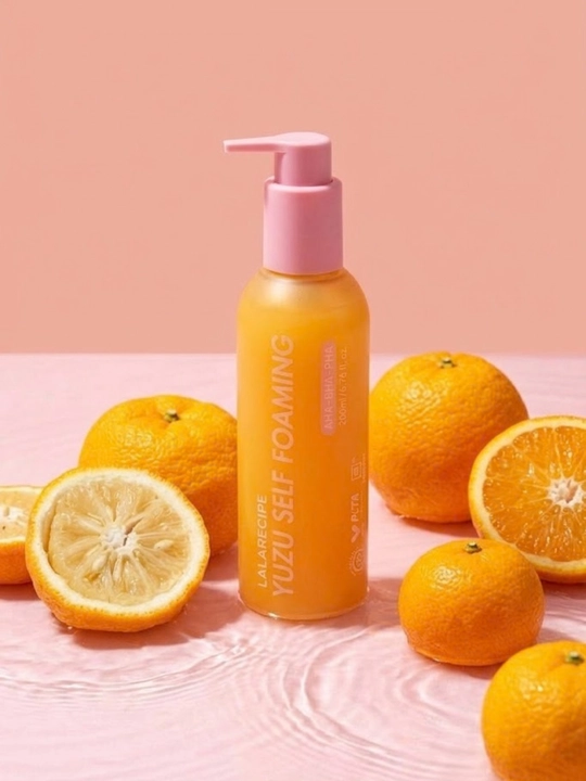 Yuzu kislotali ekstraktli yuvinish geliYuzu Self Foaming Cleansing Gel, 200 ml - 