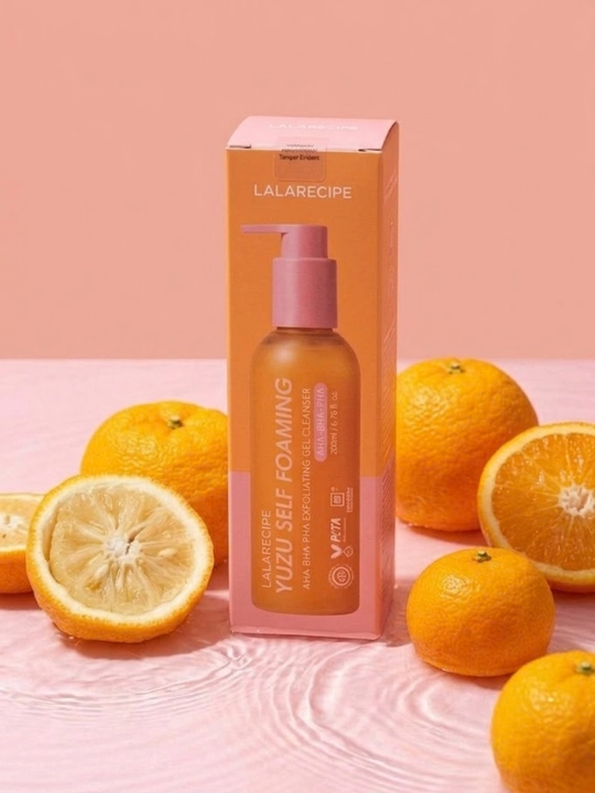Гель для умыванияYuzu Self Foaming Cleansing Gel с экстрактом юдзу  кислотами, 200 мл