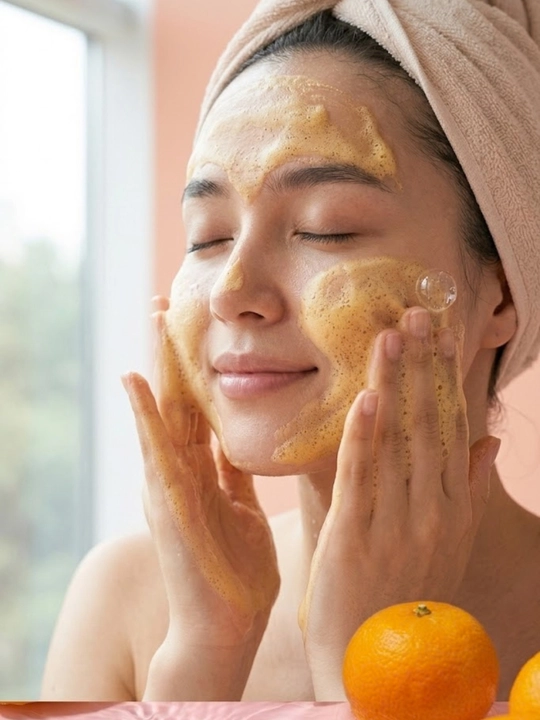 Гель для умыванияYuzu Self Foaming Cleansing Gel с экстрактом юдзу  кислотами, 200 мл