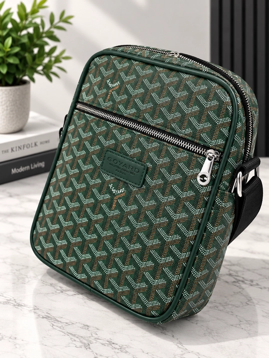 Мужская сумка через плечо (кросс-боди) в премиальном стиле Goyard