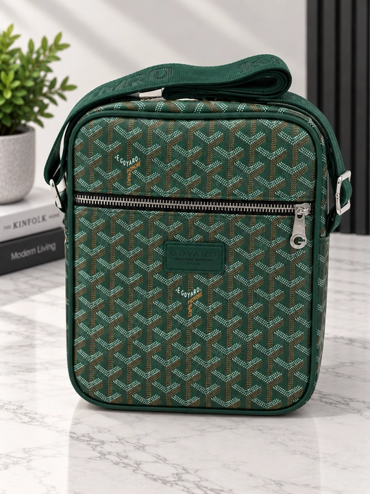 Мужская сумка через плечо (кросс-боди) в премиальном стиле Goyard