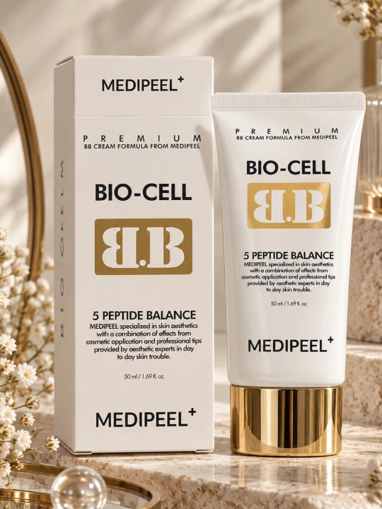 Yuz uchun BB-krem MEDIPEEL Bio-Cell 5 Peptide Balance, 50 ml