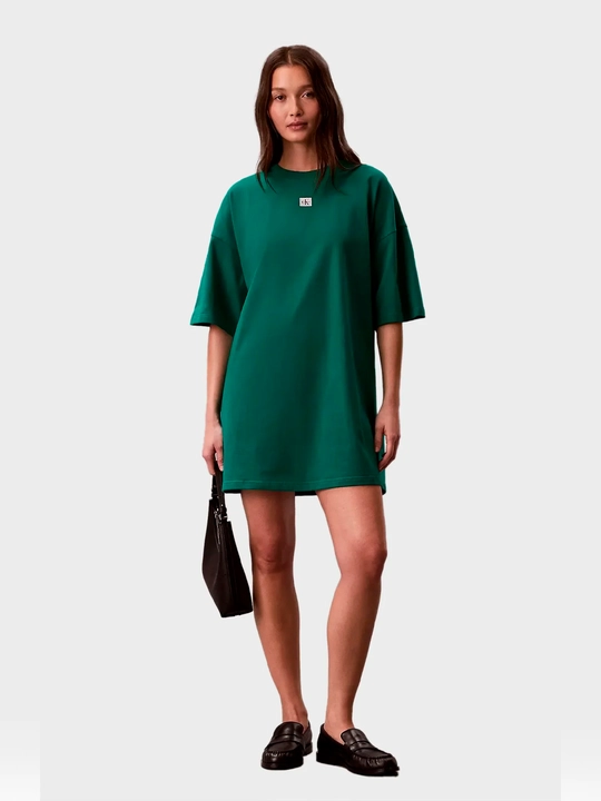 Calvin Klein Jeans Платье-ss woven label oversized tee dre LV047F228G