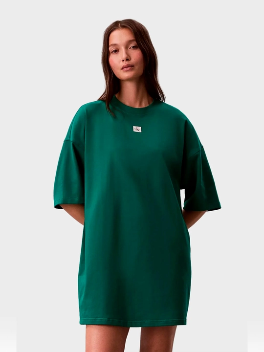 Calvin Klein Jeans Платье-ss woven label oversized tee dre LV047F228G