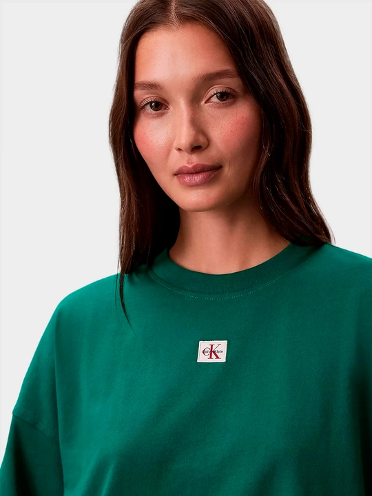 Calvin Klein Jeans Платье-ss woven label oversized tee dre LV047F228G
