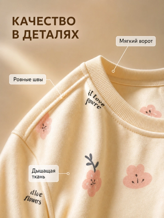 Ayollar uchun uzun yengli va shimli pijama