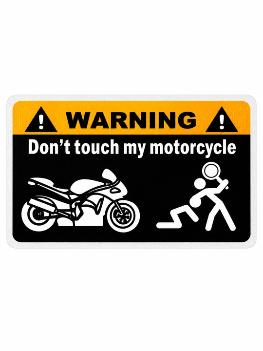 "Don't Touch My Motorbike" наклейка для скутера, мотоцикла, автомобиля
