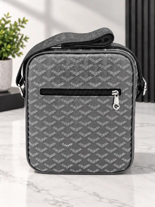 Мужская сумка через плечо (кросс-боди) в премиальном стиле Goyard