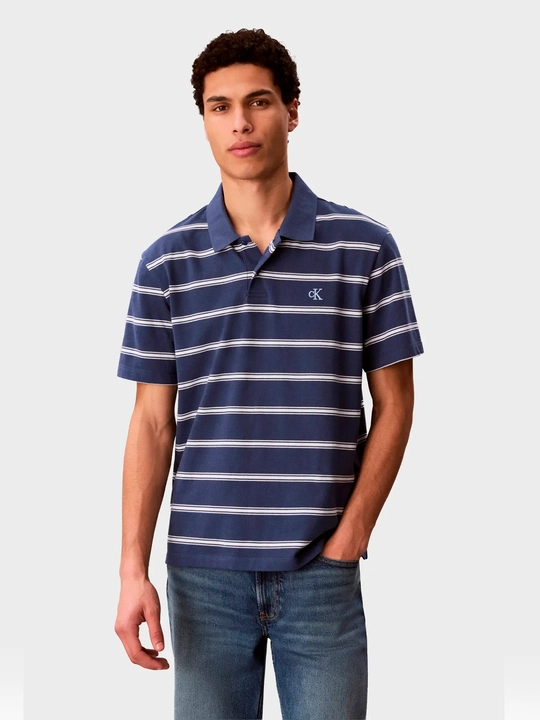 Calvin Klein Jeans Поло-ss easy 16s jersey stripe polo LV04RF274G